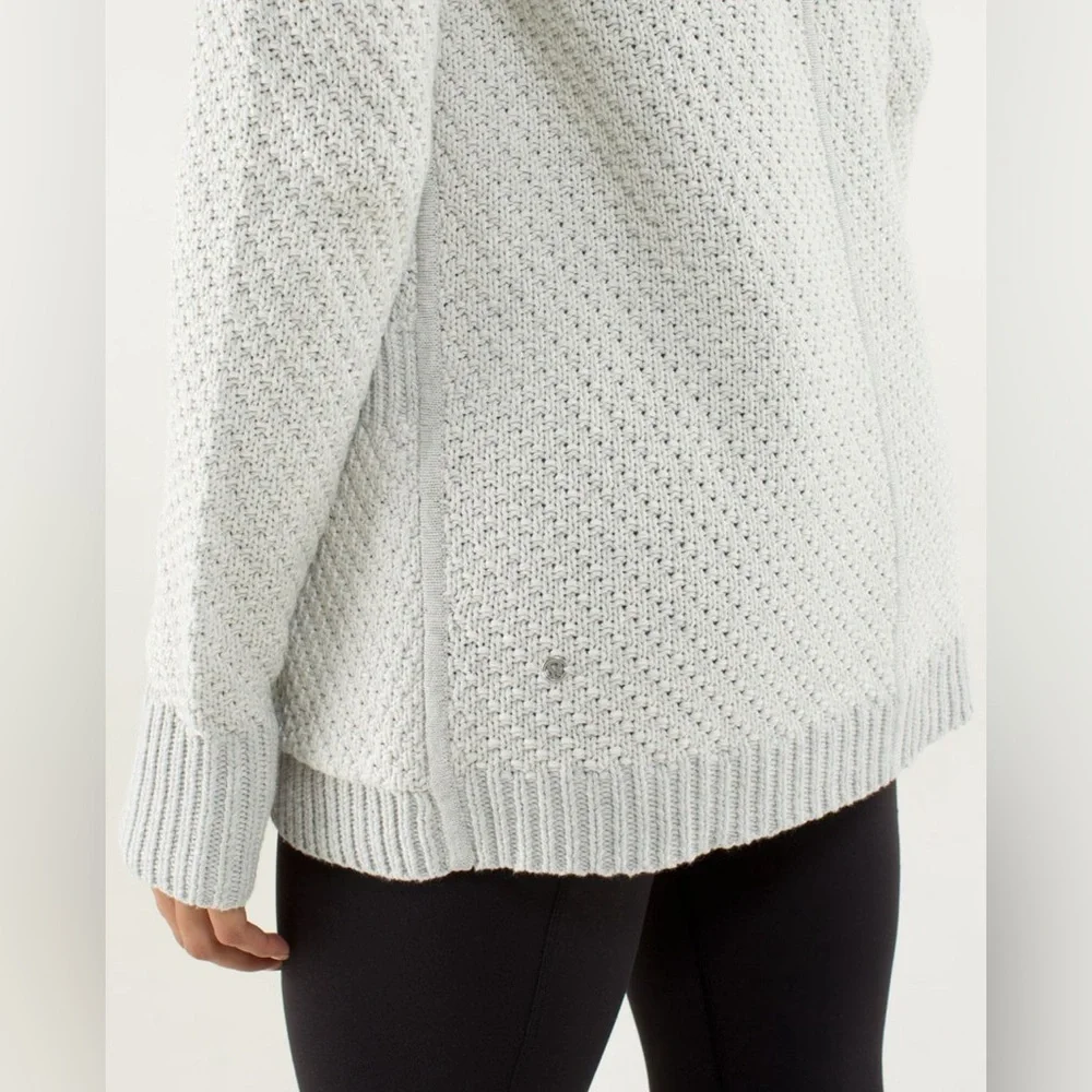 Lululemon Post Practice Cardi Cardigan Button Up Long Sleeve Knit Wrap